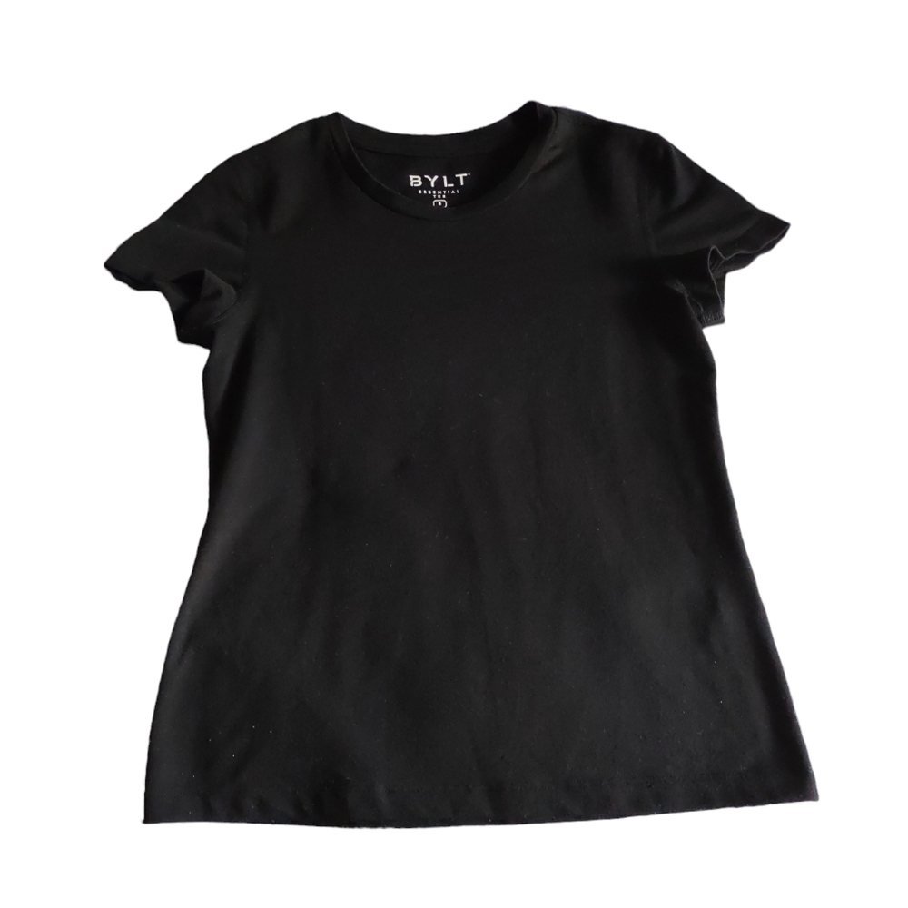 Bylt Essential Tee Size Small Black Short Sleeve T-shirt
